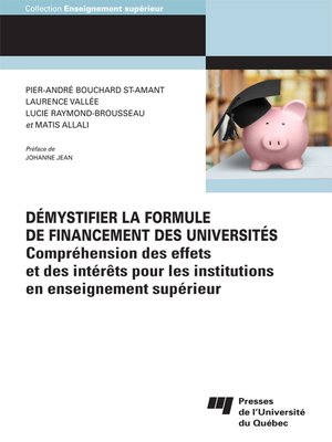 cover image of Démystifier la formule de financement des universités